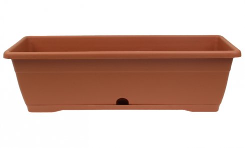 зображення Квіткова коробка світло-коричневий 49см