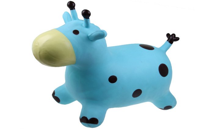 Levně Hopsadlo pro děti – kravička modrá