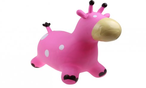 зображення Надувний гумовий улюбленець - рожева корова