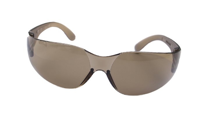 Levně Plastové sluneční brýle č.1 - hnědé