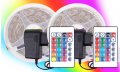 2 ks LED pásků 10 metrů - RGB 230 V / 12 V